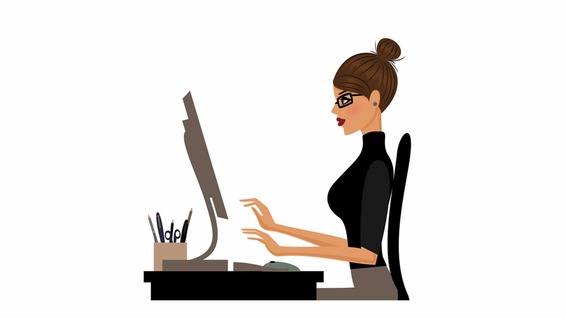 receptionist clipart