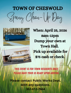 Spring Clean Up Day Flyer Information